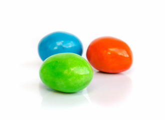 colorful chocolate coated candy.