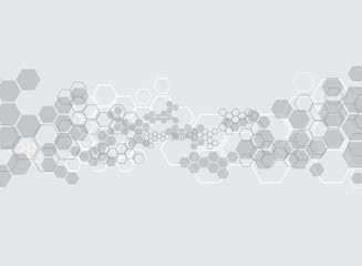 Abstract background medical substance and molecules.