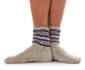 Knitted socks