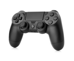 video game controller isolated on white background
