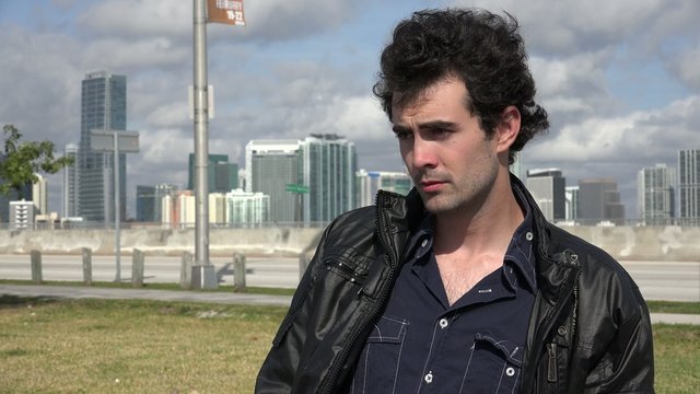 Man Near Major City Highway