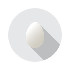 Realistic vector shape of egg. Easter egg shape and isolated on