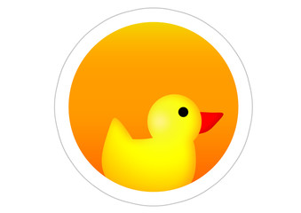 Ente / Sticker / Autoaufkleber