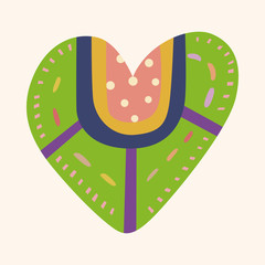 love heart cartoon elements vector,eps