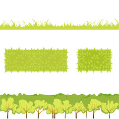 Vector Illustration Of Grass_4