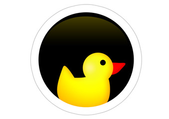 Ente / Sticker / Autoaufkleber