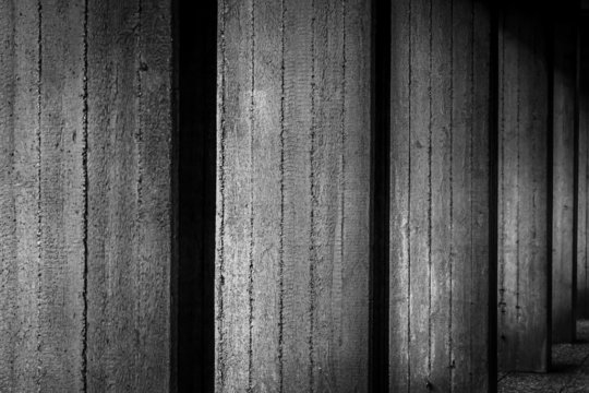concrete wall - black and white