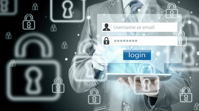 login and password