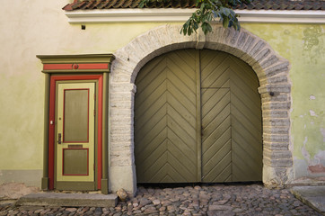 Wooden door