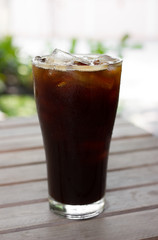 Ice coffee americano.