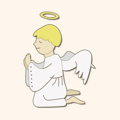 angel theme elements vector,eps