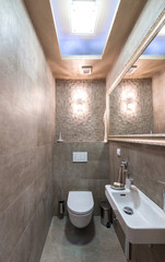 Modern bathroom interior