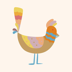 bird cartoon theme elements vector,eps