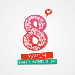 8 march. womens's day