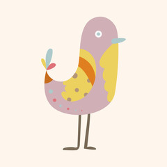 bird cartoon theme elements vector,eps