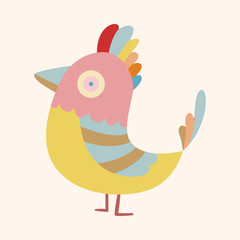 bird cartoon theme elements vector,eps