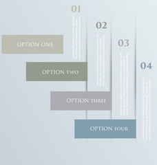 Modern inforgraphics template for banners, websites and designs