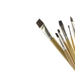Paintbrush isolated on white
