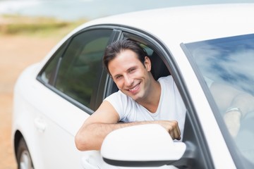 Man smiling at camera