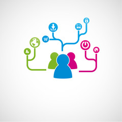 réseau,connexion,partage