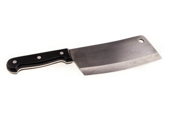 Used cleaver on white background