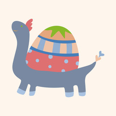 animal turtle theme elements vector,eps