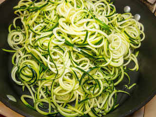 Zucchini spaghetti