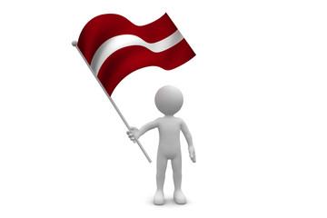 Latvia Flag