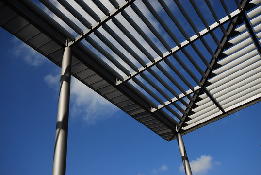 Dachkonstruktion mit Plexiglas