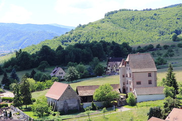 Fototapeta na wymiar Château de Walbach en Alsace