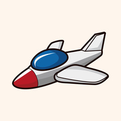 airplane theme elements vector,eps