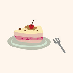 cake theme elements vector,eps