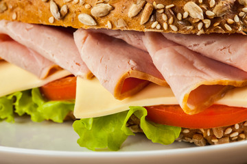 Obraz premium Ham sandwich