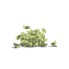 small pile of dollars - 79080335