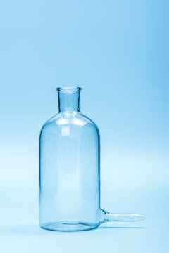 Empty clear filtering bottle