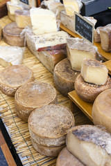 cheese, market in Forcalquier, Provence, France
