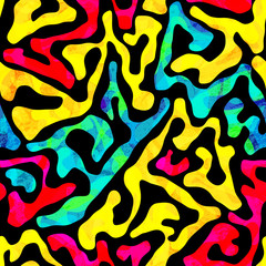 psychedelic seamless pattern