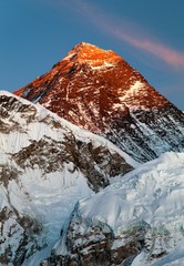 Evening view of Mount Everest from Kala Patthar