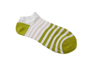 Pair Olive And RoseStriped Ladies Socks