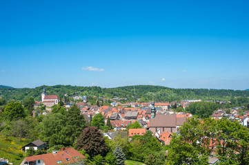 Fototapeta na wymiar Stadtpanorama, Gernsbach