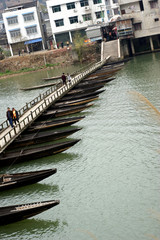 Fototapeta premium floating bridge