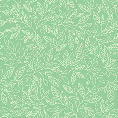 Seamless pattern, leaves on vinous background