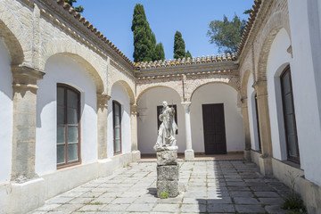 Obraz premium Cartuja monastery courtyard, Jerez de la Frontera