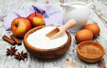 ingredients for apple pie