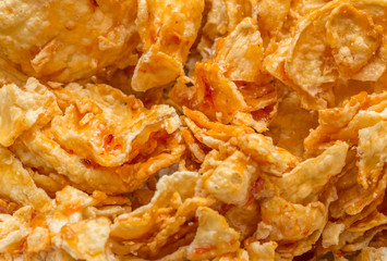 Sweet and spicy indonesian chips emping blado