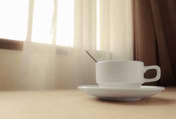 cup by the window