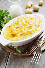 Potato casserole with meat