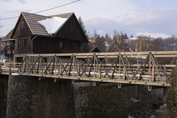 old bridge in rastoke