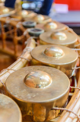 Gong,Thai musical instrument.