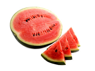 watermelon on white background